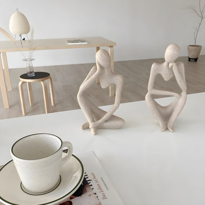 LZINA™ | Abstract Thinker Sculpture Home Decor
