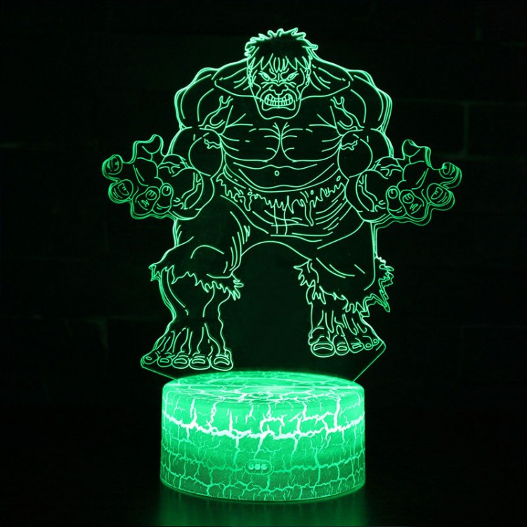 BowLift 3D Lamp: Marvel Hulk Edition