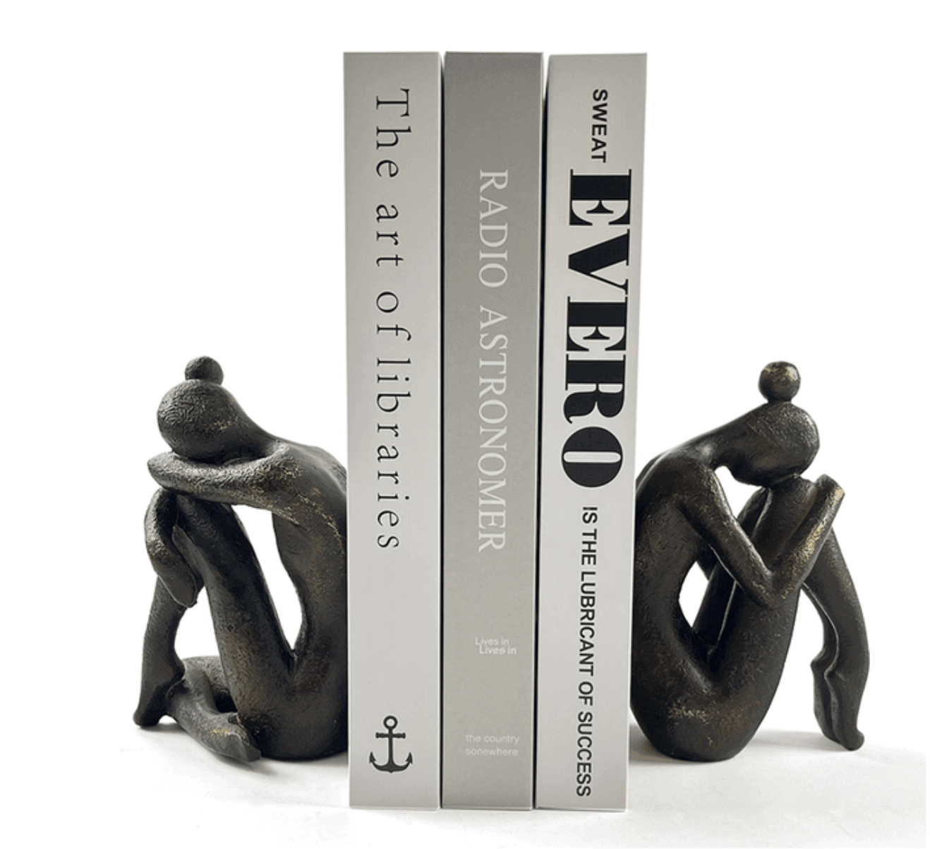 LZINA™ | Human-shaped resin bookends set