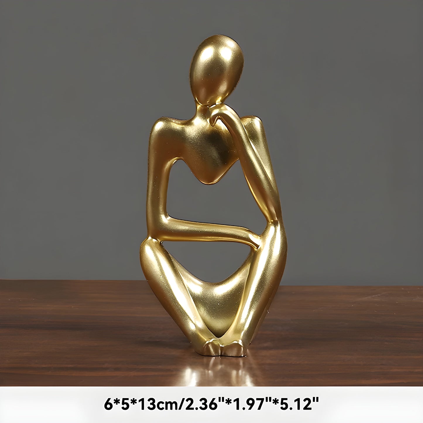 LZINA™ | Abstract Thinker Sculpture Home Decor