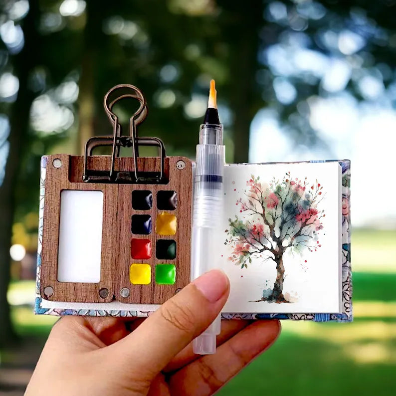 BowLift | Mobile Watercolor Paint Box Set with 24 Colors