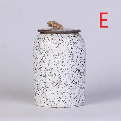 BowLift | Kitchen Vintage Storage Jar for Cookies and Sugar | Airtight Ceramic Pot Gong Fu