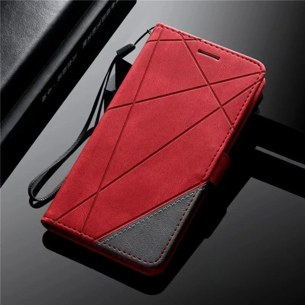 LZINA™ | Leather Wallet Flip Phone Case