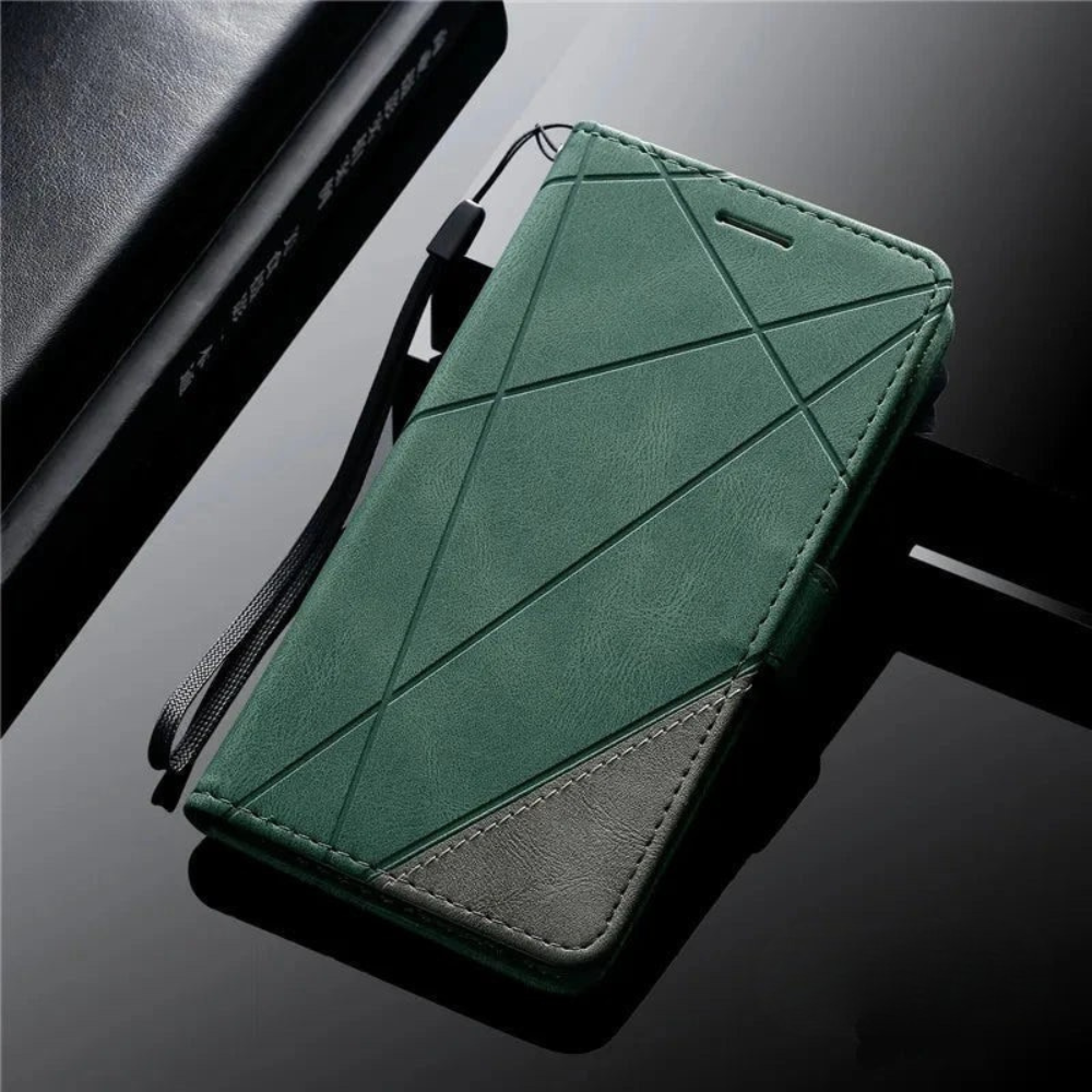 LZINA™ | Leather Wallet Flip Phone Case