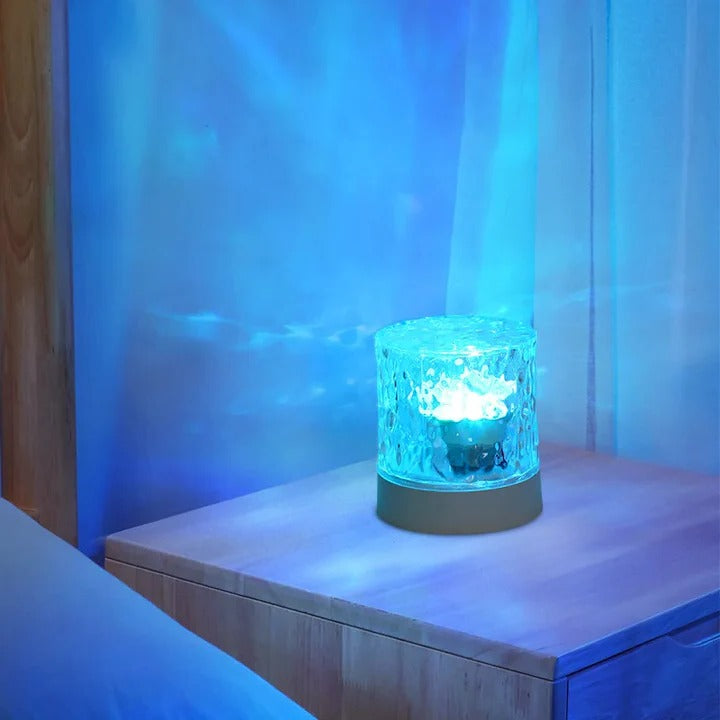 LZINA™ | Crystal Ripple Projector Night Light