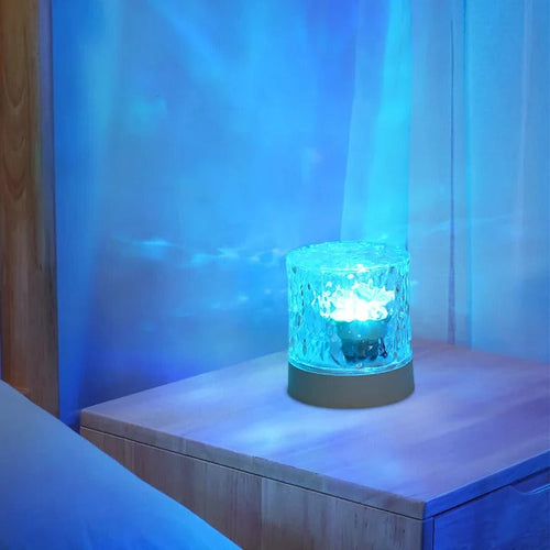LZINA™ | Crystal Ripple Projector Night Light