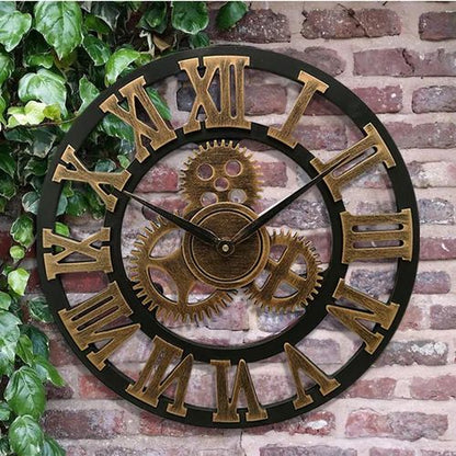 BowLift | Wall clock in industrial style