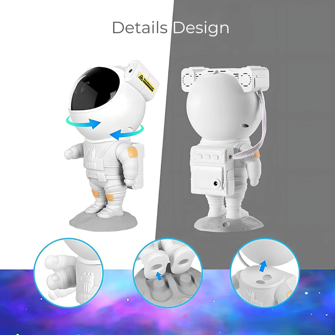 LZINA™ | Star Projector Astronaut Galaxy Night Light
