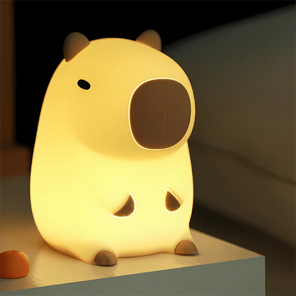 LZINA™ | Capybara Night Light Adjustable Brightness Silicone