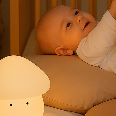 LZINA™ | Paddie Mushroom Night Light – Soft Silicone Lamp for Kids