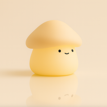 LZINA™ | Paddie Mushroom Night Light – Soft Silicone Lamp for Kids