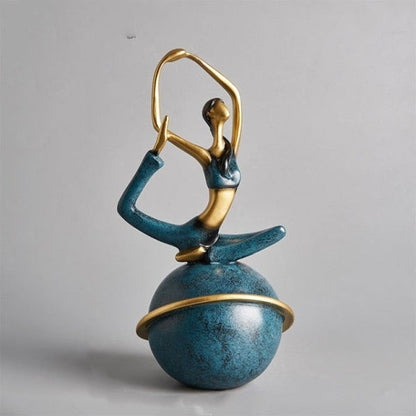 LZINA™ | Yoga Lady Figurine Sculpture