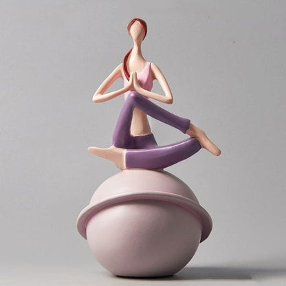 LZINA™ | Yoga Lady Figurine Sculpture
