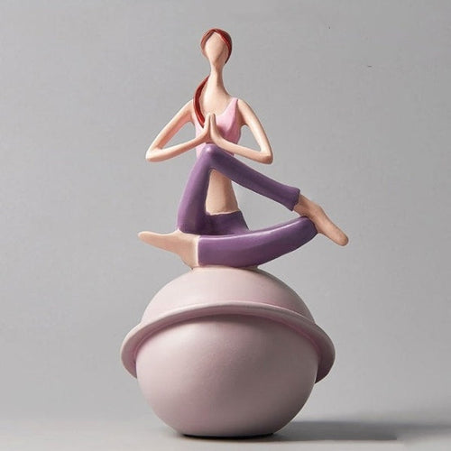 LZINA™ | Yoga Lady Figurine Sculpture