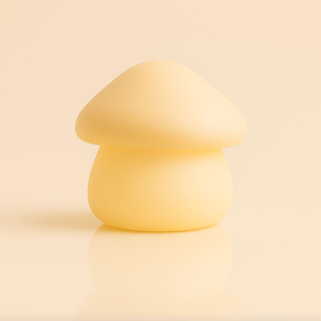 LZINA™ | Paddie Mushroom Night Light – Soft Silicone Lamp for Kids