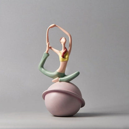 LZINA™ | Yoga Lady Figurine Sculpture