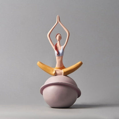 LZINA™ | Yoga Lady Figurine Sculpture