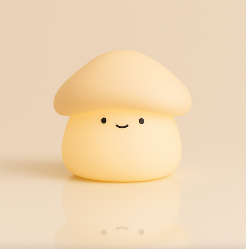 LZINA™ | Paddie Mushroom Night Light – Soft Silicone Lamp for Kids