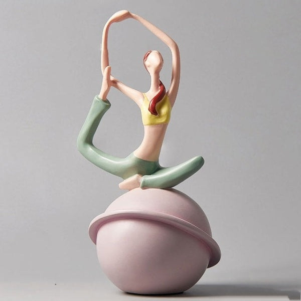 LZINA™ | Yoga Lady Figurine Sculpture