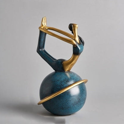 LZINA™ | Yoga Lady Figurine Sculpture
