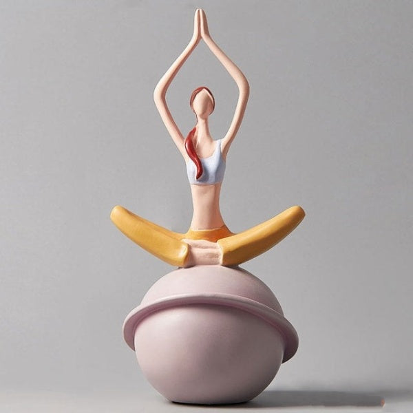 LZINA™ | Yoga Lady Figurine Sculpture