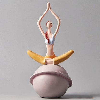 LZINA™ | Yoga Lady Figurine Sculpture