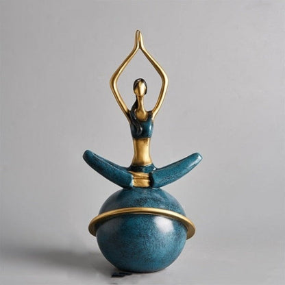 LZINA™ | Yoga Lady Figurine Sculpture