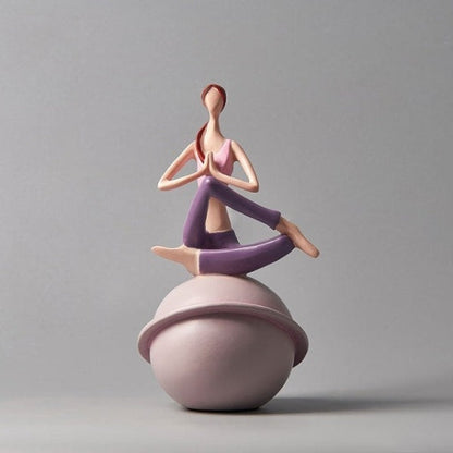 LZINA™ | Yoga Lady Figurine Sculpture