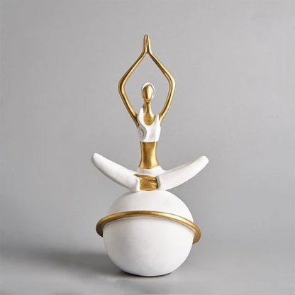 LZINA™ | Yoga Lady Figurine Sculpture