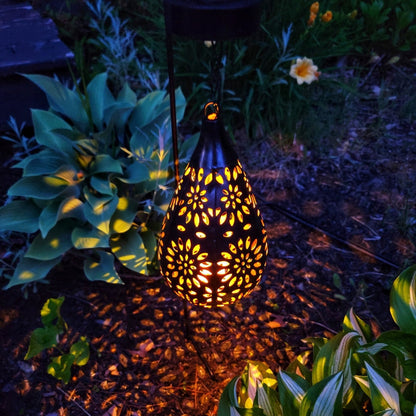 LZINA™ | Garden Hanging Lamp | Stylish Outdoor Lighting with Solar Power