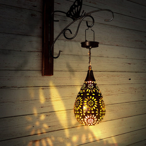 LZINA™ | Garden Hanging Lamp | Stylish Outdoor Lighting with Solar Power