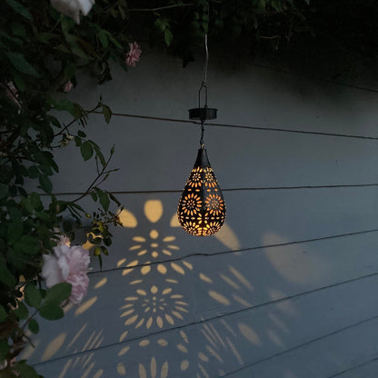 LZINA™ | Garden Hanging Lamp | Stylish Outdoor Lighting with Solar Power