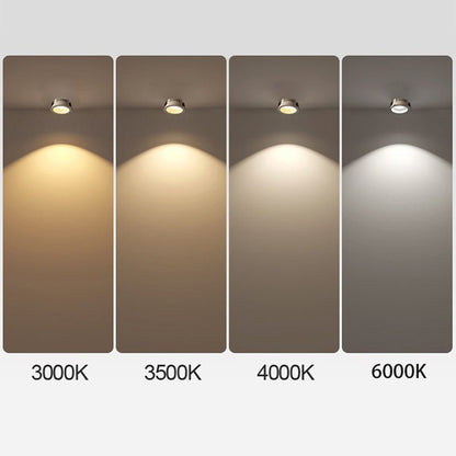 BowLift | Origo Minimalistic LED Ceiling Light - Adjustable Round Recessed Lamp