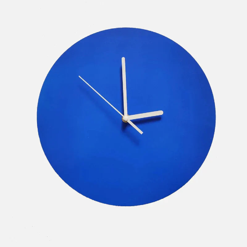 BowLift | Small Blue Geometric Wall Clock