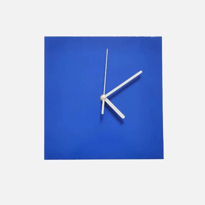 BowLift | Small Blue Geometric Wall Clock