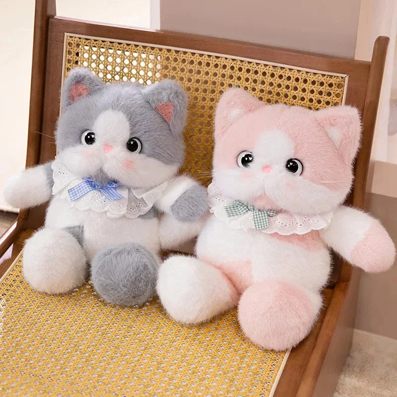 BowLift | Kawaii Cat Plush Family with Collar