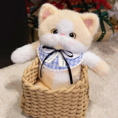BowLift | Kawaii Cat Plush Family with Collar