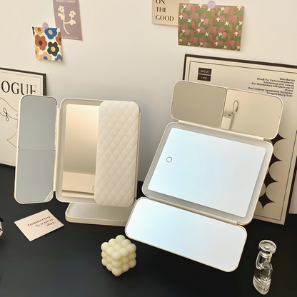 BowLift | LED Makeup Mirror with 3 Light Modes and Magnification