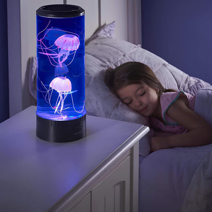 BowLift Soothing LED Jellyfish Table Lamp - Ambient Ocean Glow