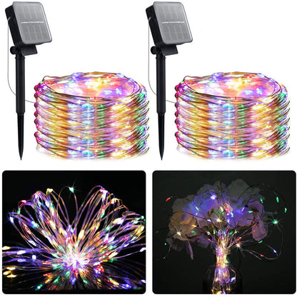LZINA™ | Solar string lights for outdoor use | Waterproof solar garden lights