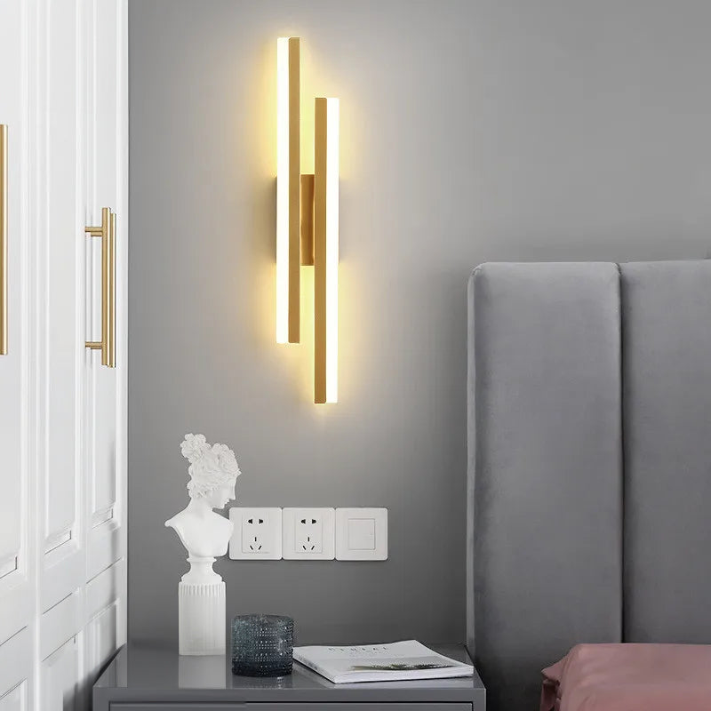 BowLift DoubliGlow: Sleek Minimalist Modern LED Wall Light