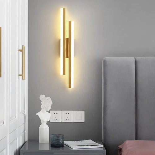 BowLift DoubliGlow: Sleek Minimalist Modern LED Wall Light