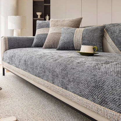 BowLift | LinenLux Sofa Cover – Elegant Linen Look Protection for Clean and Stylish Living Rooms