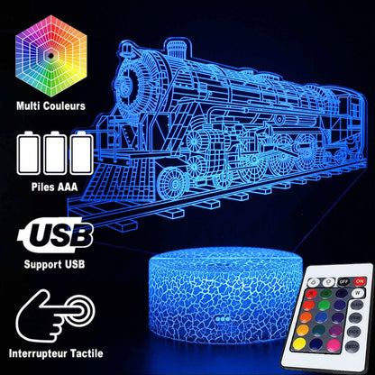 BowLift Vintage 3D Locomotive Lamp