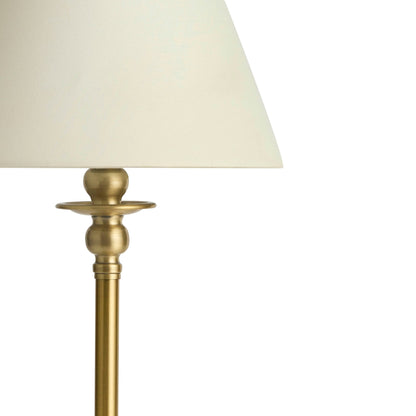 BowLift Lucille Ornate LED Lamp — Rechargeable, Wireless, Brass Finish