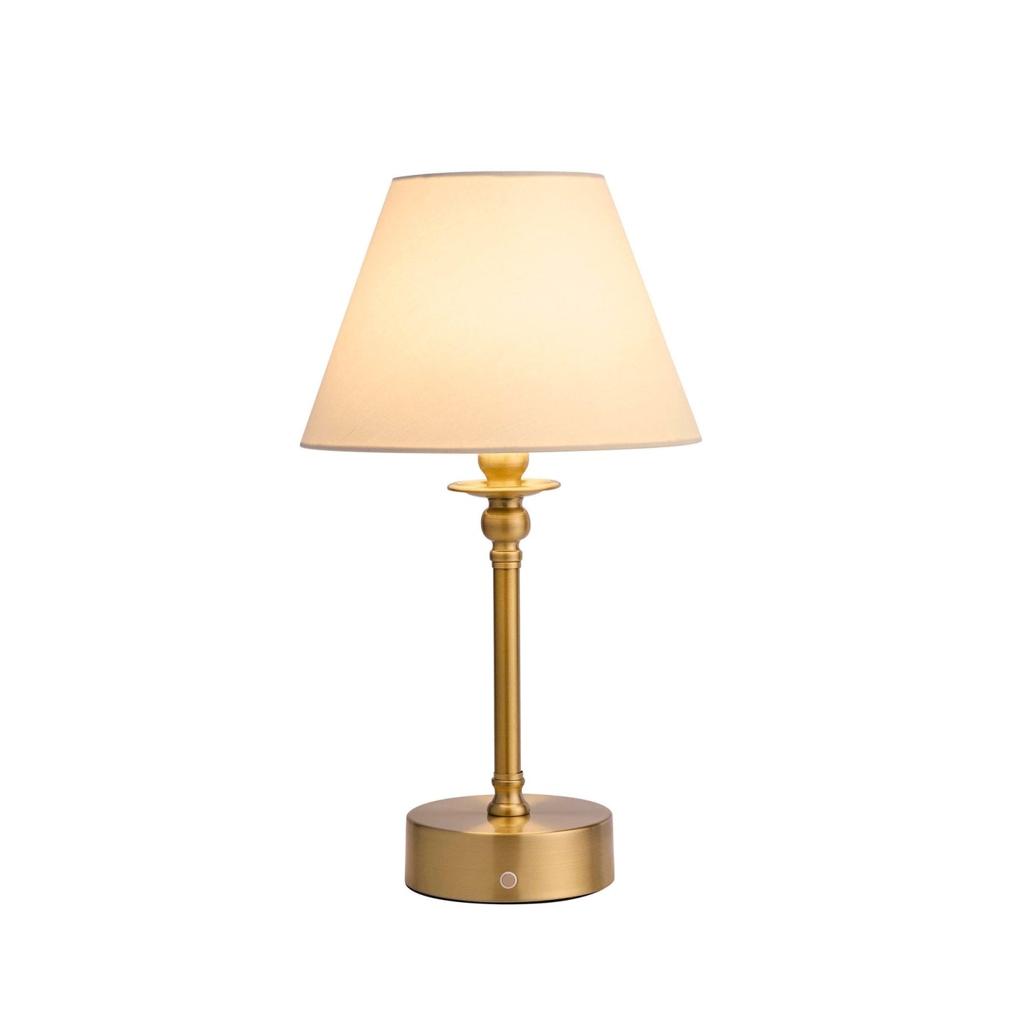 BowLift Lucille Ornate LED Lamp — Rechargeable, Wireless, Brass Finish