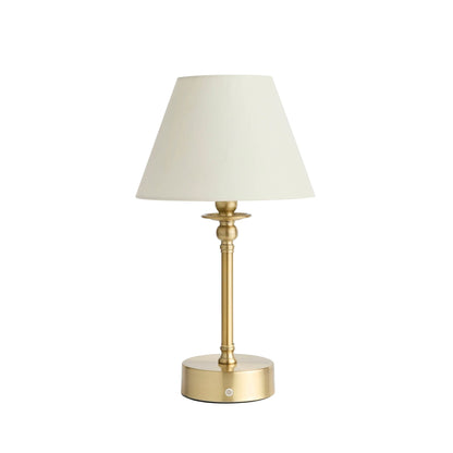 BowLift Lucille Ornate LED Lamp — Rechargeable, Wireless, Brass Finish
