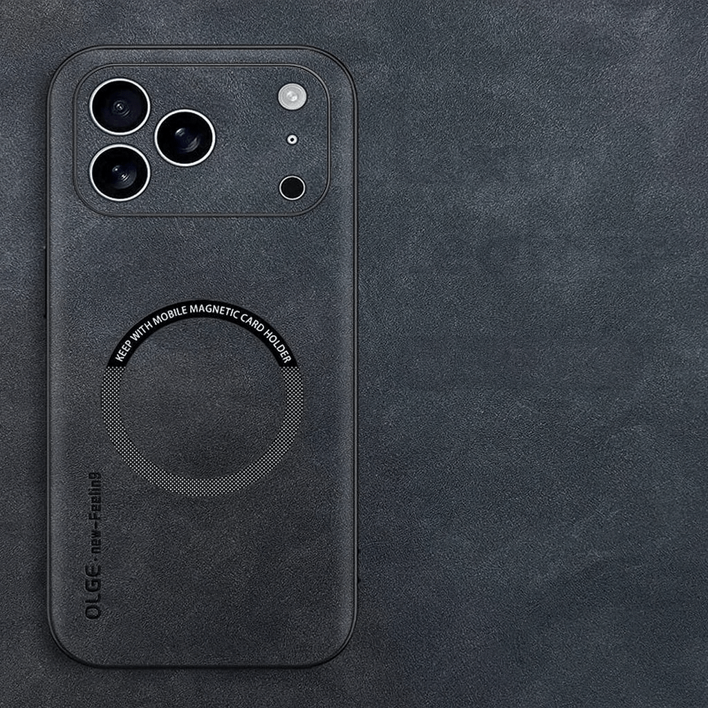 LZINA™ | LUXEGUARD – Premium Leather Phone Case with MagSafe for iPhone