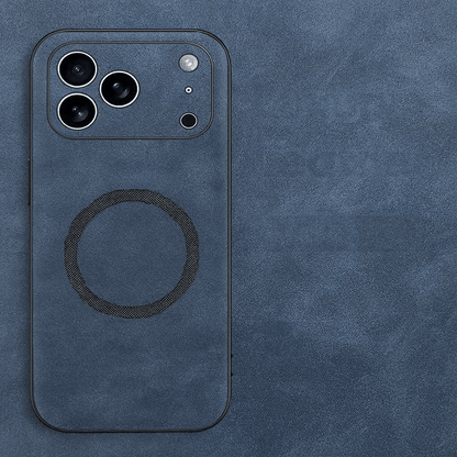 LZINA™ | LUXEGUARD – Premium Leather Phone Case with MagSafe for iPhone