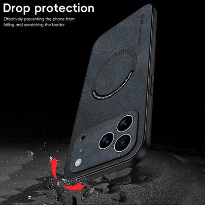 LZINA™ | LUXEGUARD – Premium Leather Phone Case with MagSafe for iPhone